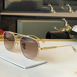 Luxury Sunglasses women's DTS409 Famous Brand Luxury Designer Titanium Rectangular Women Glasses Women's Glasses For The Sun