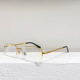 Luxury Style Glasses Frame Titanium Prescription Glasses Men and Women Myopia Eyeglasses Frame French Brand Designer