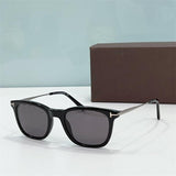 Sunglasses Luxury Brand 2023 Women's Sunglasses Tom For Retro Acetate Titanium Square Sungalsses FT0652 Men's Sunglasses
