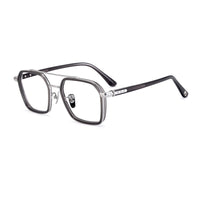 CH5255 Men Women's Reading Optical Eyeglasses Big Pure Titanium Square Frame Glasses For Men and Women Prescription Glasses