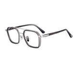 CH5255 Men Women's Reading Optical Eyeglasses Big Pure Titanium Square Frame Glasses For Men and Women Prescription Glasses