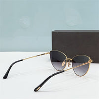 Cat Eye Female Original Brand Sunglasses Tom For Acetate Fashion Women's Sunglasses FT1005 Famous Brand Luxury Designer