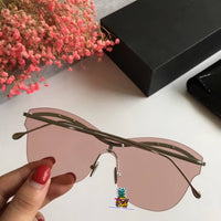 S-sunglasses Rounded corner Frameless Flying mirror Glasses for p.e.r.c.y L.a.u+FFlXXEDSTUDlOSXX