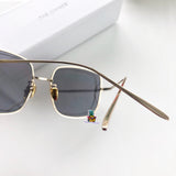 S-sunglasses T.H.E O.W.N.E.R TOS711 59-18-145 Men's Retro Polarized Metal Pilot Sunglasses Glasses Driving Fishing Eyewear
