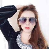 S-sunglasses Louis Vuitton High Qulity women's Round Metal Sunglasses Shades For Z1618E Female Ladies Brown Eyewear Women's Polarized Square Sunglasses Oversized Black Shades Flat Lens Male Female Fashion Driving Glasses