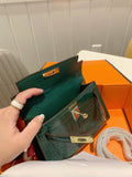 M-Handbag Hermès 20cm Women's Handbags Purses Small Tote Shoulder Bag Top Handle Satchel Bag for Work