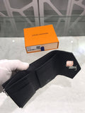 A-accessories NO.M62948 8.5-12.0-1.5cm Louis Vuitton Women's Short Purse Leather Medium Wallet Bifold Card Coin Holder Small Purses Buckle Zipper