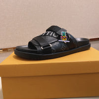 S-shoe Louis Vuitton Women Sandals Summer New Thick Heel Platform Sole Shoes Female Summer Flat Casual Shoes Fashion Sports Beach Women's Slippers Heels Women Platform Sandals Female Thick Bottom Shoes Wedge with Open Toe