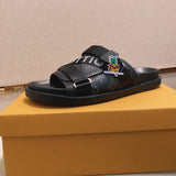 S-shoe Louis Vuitton Women Sandals Summer New Thick Heel Platform Sole Shoes Female Summer Flat Casual Shoes Fashion Sports Beach Women's Slippers Heels Women Platform Sandals Female Thick Bottom Shoes Wedge with Open Toe