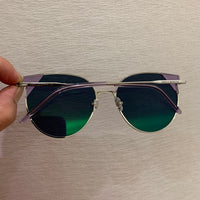 S-sunglasses New Gentle Monster man or Women eyeware UV400 Retro Flatba Sunglasses Classic Small Round Metal Frame For MIMICHIC