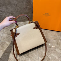 M-Handbag Hermès 28-23cm Womens Soft Leather Purses and Handbags Crossbody Bags Multifunctional Shoulder Bag Satchels for Women