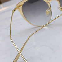 S-sunglasses Dior Women's Oval Cat Eye Sunglasses For CD0230S Lady Metal Shades Luxury Sunglasses Female Driving Glasses Fashion Women Mirror Eyewear Frame Metal Temple UV400