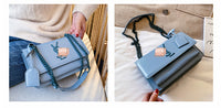 L-package 22-14-10cm Women Purse Clutch Small Crossbody Shoulder Bag with Chain Strap