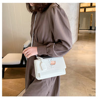 L-package 22-14-10cm Women Purse Clutch Small Crossbody Shoulder Bag with Chain Strap