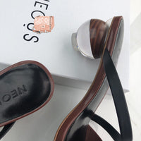S-shoe N.E.O.U.S Women's Dancing Sandals Fashion Rumba Waltz Prom Latin Salsa Party Shoes Low-Heel Sandals