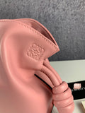 H-bag Loewe Women's Hammock Flamenco Knot Mini Bag Varsity Small Bag Leather Shoulder Bag Handbag