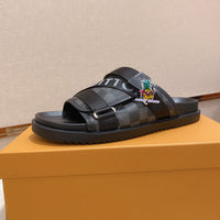 S-shoe Louis Vuitton Women Sandals Summer New Thick Heel Platform Sole Shoes Female Summer Flat Casual Shoes Fashion Sports Beach Women's Slippers Heels Women Platform Sandals Female Thick Bottom Shoes Wedge with Open Toe