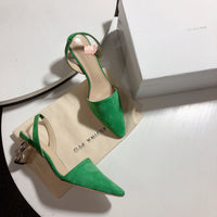 S-shoe R.E.J.I.N.A P.Y.O Women Casual Cusp Toe High Heeled Pumps Ankle Strap Shoes