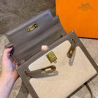 M-Handbag Hermès 28-23cm Womens Soft Leather Purses and Handbags Crossbody Bags Multifunctional Shoulder Bag Satchels for Women