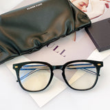 S-sunglasses 2021 Monster Square Anti Radiation Glasses For Kubo With White Round Case Replaceable for Lens Eyewear Eyeglass Glasses Non Graded Lens Eyewear for Women and Men