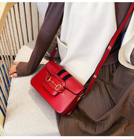 L-package 22-17-8cm Women's Leather Wristlet Mini Crossbody Bag Small Shoulder Bag Clutch Purse with Card Slots