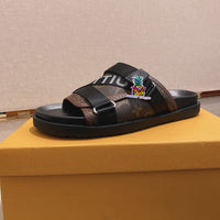 S-shoe Louis Vuitton Women Sandals Summer New Thick Heel Platform Sole Shoes Female Summer Flat Casual Shoes Fashion Sports Beach Women's Slippers Heels Women Platform Sandals Female Thick Bottom Shoes Wedge with Open Toe