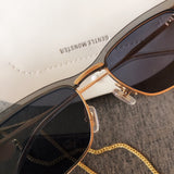 S-sunglasses Free Ship V Brand KALO Top Quality Metal Full Frame Designer Sunglasses For Women UV400 Protecton Mirror Sunglass with black case