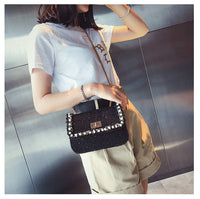 L-package 20-15-6cm Womens Tote Bags Premium Top Handle Satchel Quilted Handbags Travel Bag Handbag