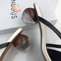S-shoe N.E.O.U.S Women's Dancing Sandals Fashion Rumba Waltz Prom Latin Salsa Party Shoes Low-Heel Sandals