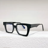 KUB Matte Maske K31 Square Irregular Sunglasses Men Fashion Original Classical Designer Acetate Solar Glasses with Original