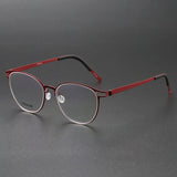 Titanium Eyeglass Frames Denmark Titanium No Screw Korea Glasses Frames Optical Ultra-light Business Luxury Glasses Men