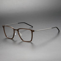 Fashion Square Denmark Linde 6554 Titanium No Screw Korea Glasses Frames Optical Ultra-light Frame For Men Women