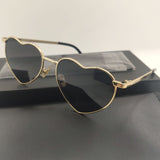 Gold Heart Sunglasses For Women Fashion Classic Ladies Party Trending Products Brand Designer New Irregular Sun Glasses UV400