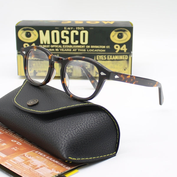 Optical Eyeglasses Frame Men Women Johnny Depp LEMTOSH Vintage Glasses Computer Acetate Spectacle Frame For Male Clear Lens