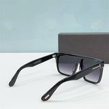 Women's Glasses For The Sun Female Sunglasses Tom For Acetate Rectangle Retro Women's Sunglasses FT0709 Business Sunglasses Men