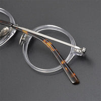 XQ2616 retro round myopia glasses frame for men and women  myopia  prescription myopia  Comfortable Presbyopia Glasses
