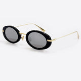 Vintage Round Women Sunglasses Brand Desginer Sun Glasses Female Driving Eyewear Summer Oculos De Sol