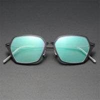 Spectacles For Men Denmark Linde 6621 Titanium No Screw Korea Suqare Glasses Frames Optical Ultra-light Business Frame