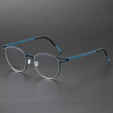 Titanium Eyeglass Frames Denmark Titanium No Screw Korea Glasses Frames Optical Ultra-light Business Luxury Glasses Men