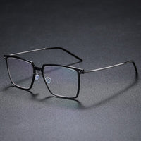 Eyeglass Frames For Men Denmark Linde 6577 Titanium No Screw Korea Glasses Frames Optical Ultra-light Business Frame