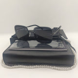 Sale Rimless Gold Chain Brand Shades Sunglasses For Women Metal Girl Party Retro Sunglasses Aesthetic Rimless Trendy Sun Glasses