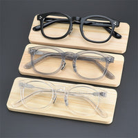 F2055 Round Acetate Men Women Retro Frame Glasses For Men and Women  Acetate myopia computer prescription glasses