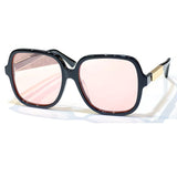Square Sunglasses Female 2023 Popular Oversized Frame Gradient Retro Sun Glasses Female Fashion Sexy  Eyeglasses