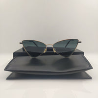 Sale Alloy Triangle Black Sunglasses Square PROTECT For Women Party Girl Brand Designer Female Fashion For Sun Glasses UV400
