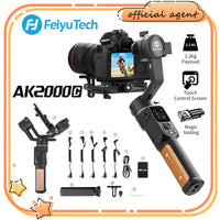 E-electronic XINPU FeiyuTech AK2000C Feiyu AK 2000c 3 Axis Gimbal Stabilizer Handheld for NIKON SONY CANON DSLR Camera Stabilizer YouTube Live