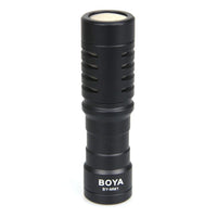 E-electronic Xinpu BOYA BY-MM1/BY-MM1+ Camera Video Record Microphone Youtube Vlogging Facebook Livestream Mic for iPhone iPad HuaWei Smartphone DJI Osmo Mobile 2,for ZHIYUN Smooth 4(BY-MM1)