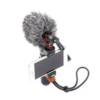E-electronic Xinpu BOYA BY-MM1/BY-MM1+ Camera Video Record Microphone Youtube Vlogging Facebook Livestream Mic for iPhone iPad HuaWei Smartphone DJI Osmo Mobile 2,for ZHIYUN Smooth 4(BY-MM1)