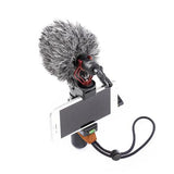 E-electronic Xinpu BOYA BY-MM1/BY-MM1+ Camera Video Record Microphone Youtube Vlogging Facebook Livestream Mic for iPhone iPad HuaWei Smartphone DJI Osmo Mobile 2,for ZHIYUN Smooth 4(BY-MM1)