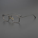 LEX titanium glasses for men with myopia Men Women rectangle Frame Glasses  myopia  prescription Round eyeglass frame