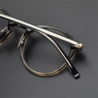 TH9097 titanium business round Men Women Frame Glasses  myopia  prescription round light glasses frame